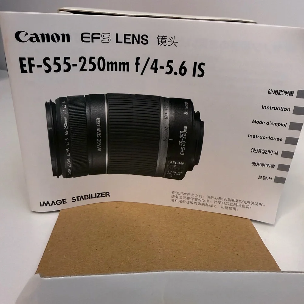 Canon EFS 55-250mm f/4-5.6 IS Lens